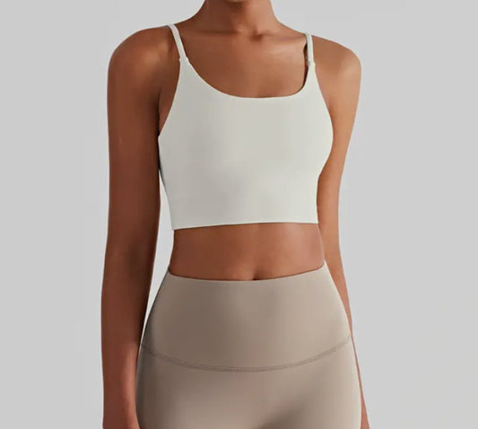 Ivory Sports Bra Top