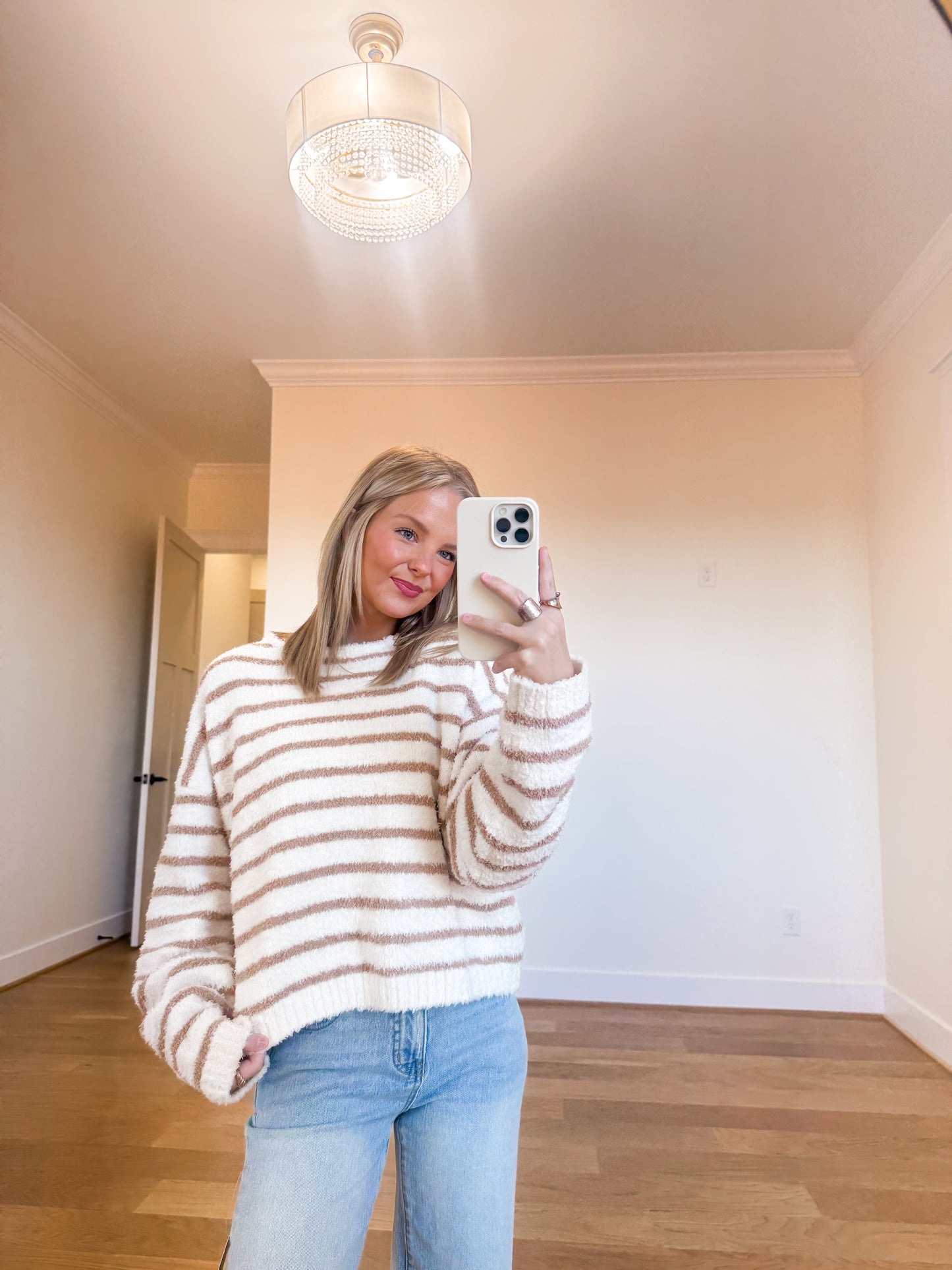 Basic Striped Knit Sweater