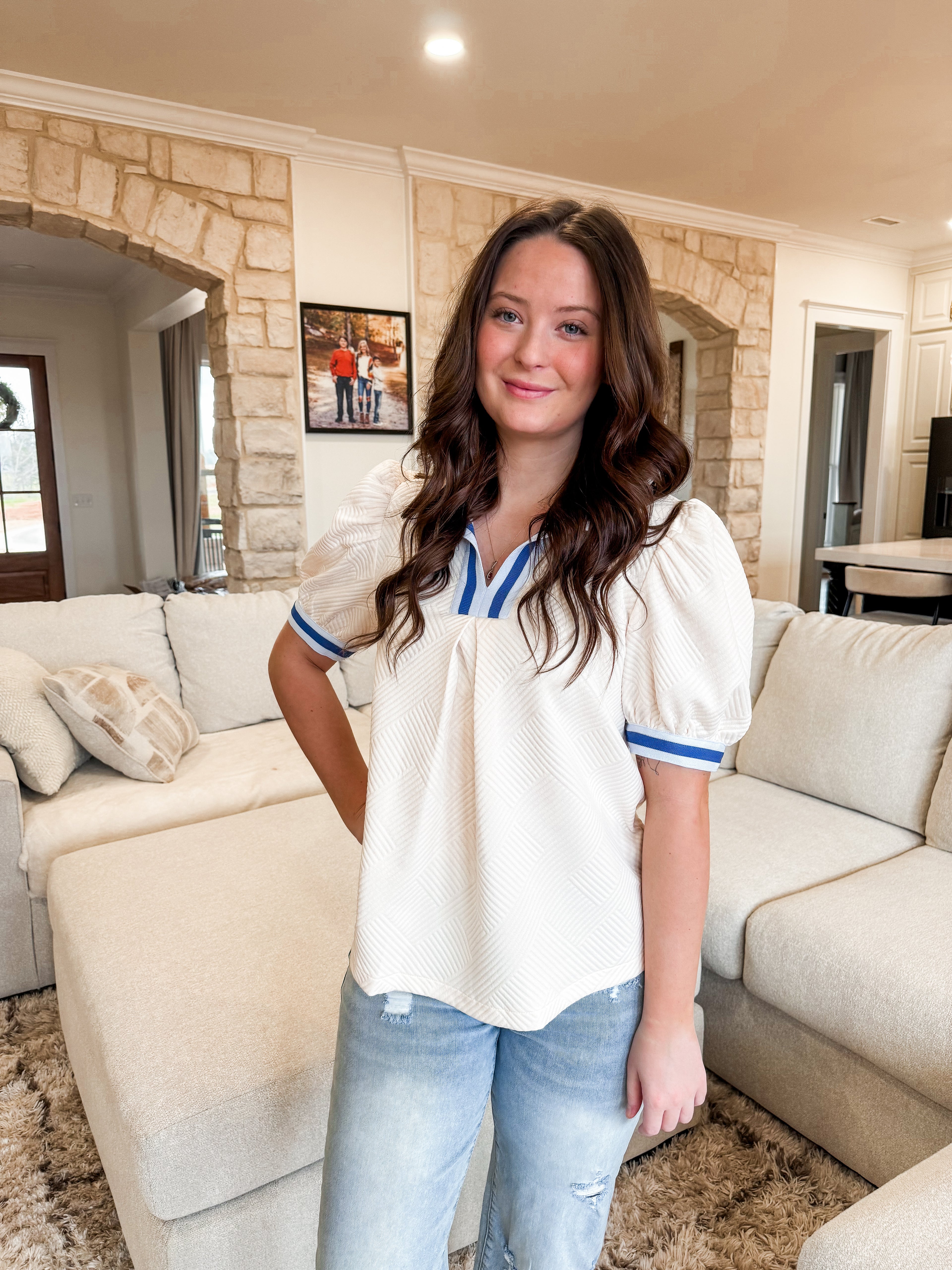 Coastal Cream Blouse