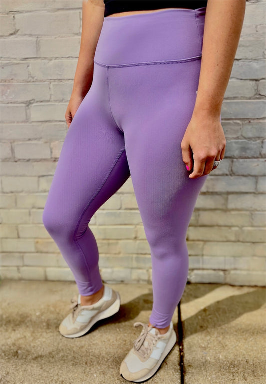Purple Athletic Leggings