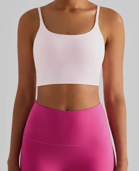 Pink Sports Bra Top