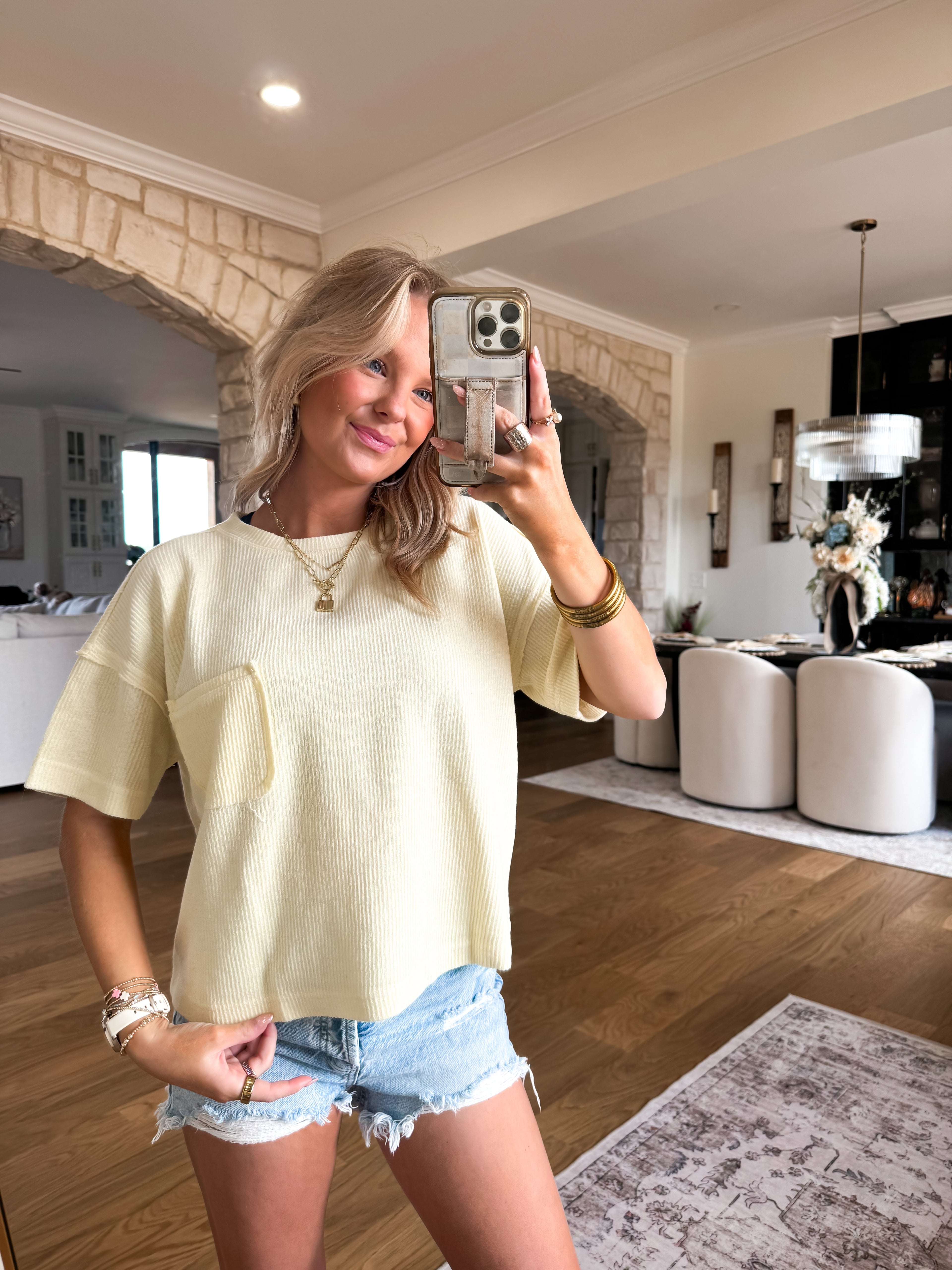 Butter Short Sleeve Top