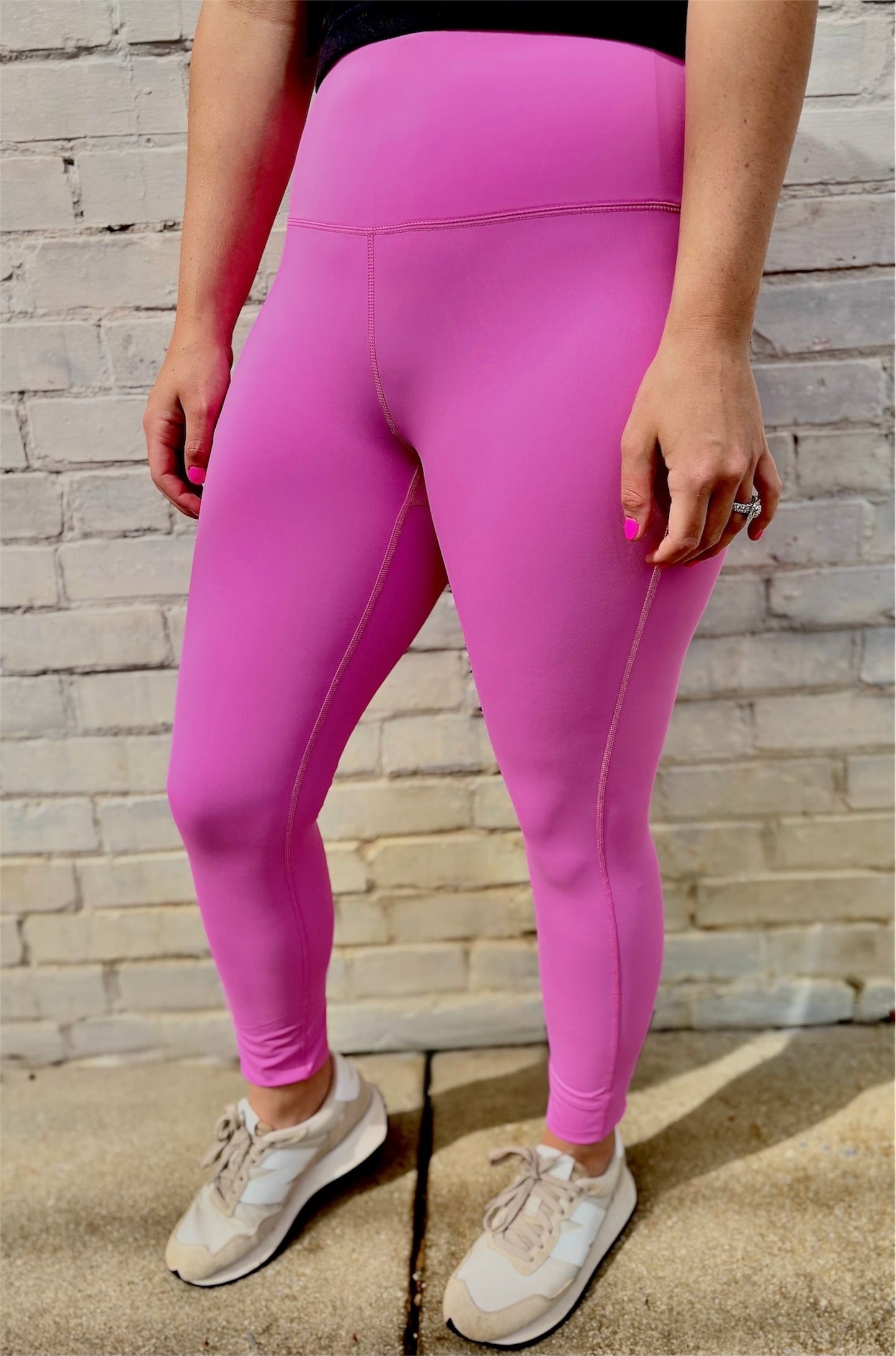 Fuschia Athletic Leggings