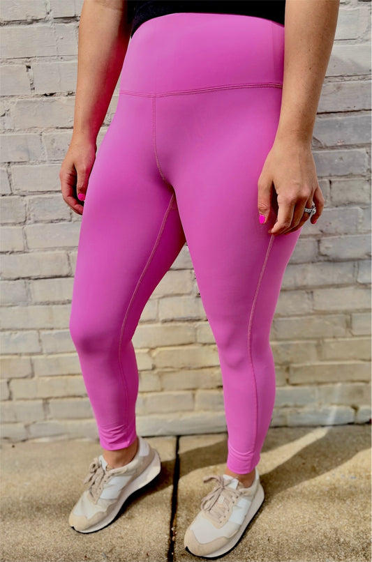 Fuschia Athletic Leggings