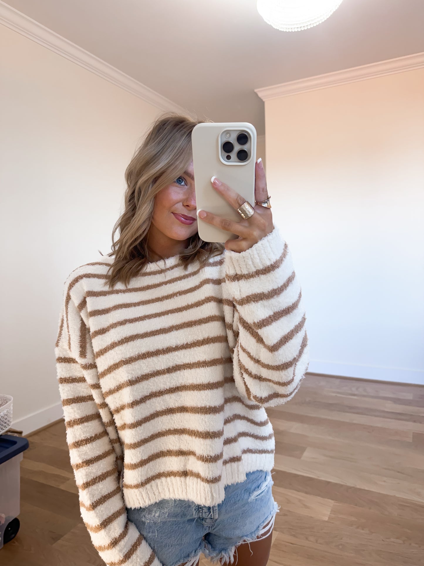 Basic Striped Knit Sweater