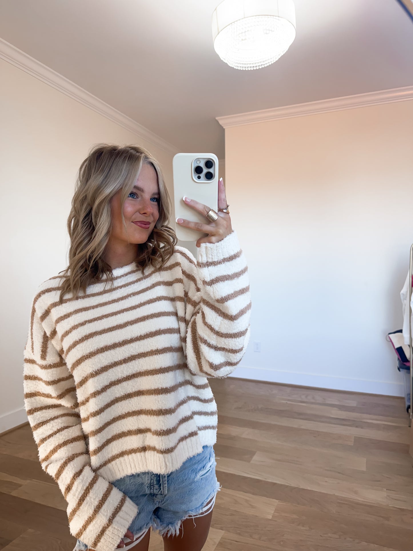 Basic Striped Knit Sweater