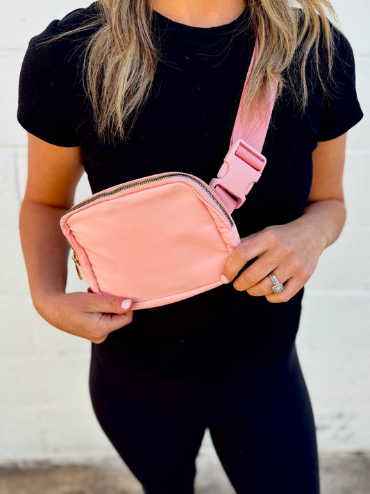 Light Pink Cross Body Bag